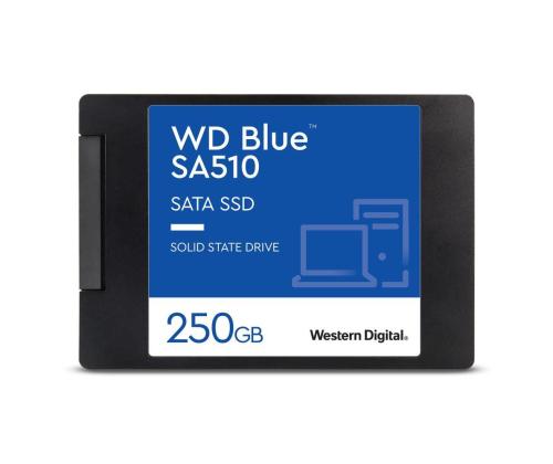 SSD WESTERN DIGITAL Blue SA510 250GB SATA 3.0 Write speed 440 MBytes/sec Read speed 555 MBytes...