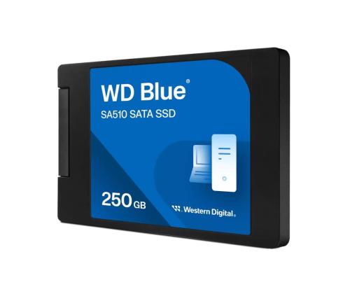 SSD WESTERN DIGITAL Blue SA510 250GB SATA 3.0 Write speed 440 MBytes/sec Read speed 555 MBytes...