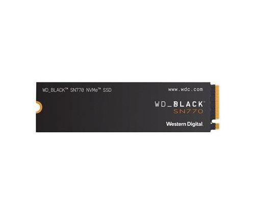 SSD WESTERN DIGITAL Black SN770 250GB M.2 PCIe Gen4 NVMe Write speed 2000 MBytes/sec Read speed...