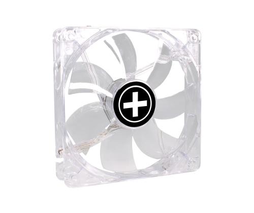 CASE FAN 120MM TRANSP 3PIN+4P/RED 12V XF046 XILENCE