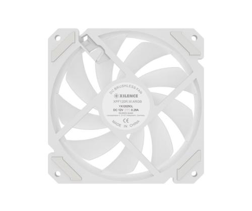 CASE FAN 120MM PWM ARGB REVERS/4PIN WHITE XF066 XILENCE