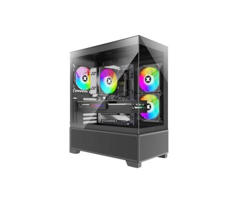 Case XILENCE XG172 MidiTower Case product features Fan control panel/Transparent panel Not...