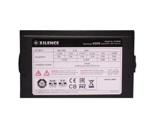 Power Supply XILENCE 400 Watts PFC Active XN041