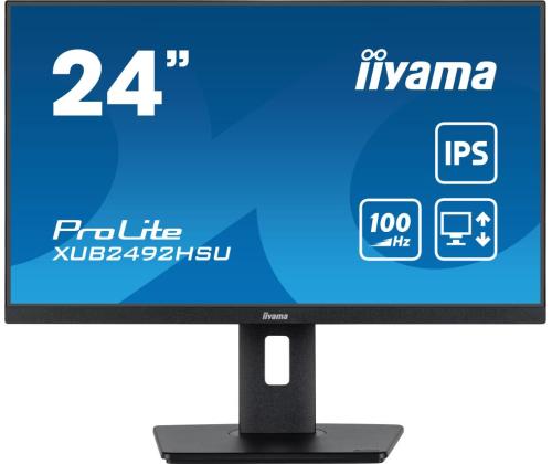LCD Monitor IIYAMA XUB2492HSU-B6 24" Panel IPS 1920x1080 16:9 Matte 0.4 ms Speakers Swivel Pivot...
