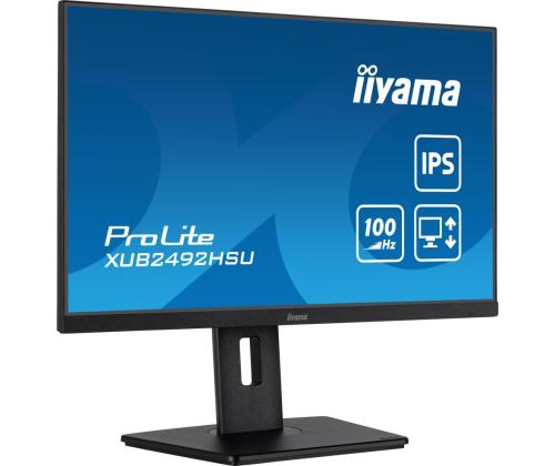 LCD Monitor IIYAMA XUB2492HSU-B6 24" Panel IPS 1920x1080 16:9 Matte 0.4 ms Speakers Swivel Pivot...