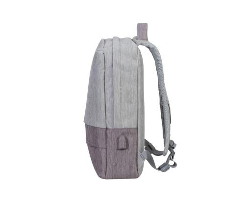 NB CASE ANTI-THEFT 15.6"/7562 GREY/MOCHA RIVACASE