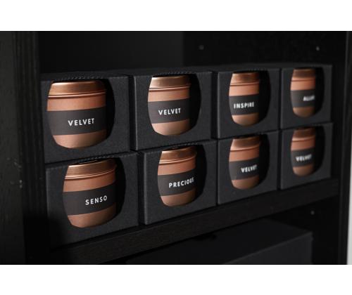 Lõhnaküünal CF Senso 30h kuldses topsis