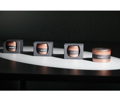 Lõhnaküünal CF Senso 30h kuldses topsis