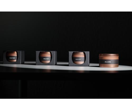 Lõhnaküünal CF Senso 30h kuldses topsis