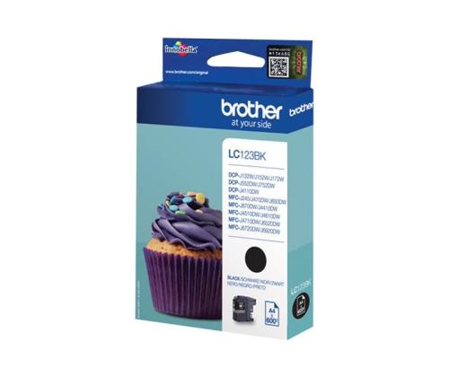 BROTHER LC123BK ink black 600pages