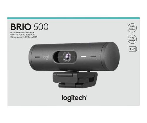 LOGI BRIO 500 Webcam colour 1920 x 1080