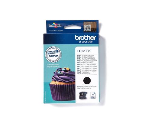 BROTHER LC123BK ink black 600pages