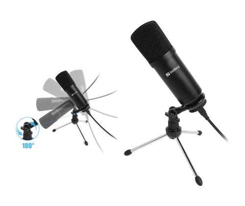 SANDBERG Streamer USB Desk Microphone