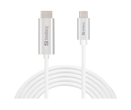 SANDBERG Video Cable HDMI-USB/C 2m