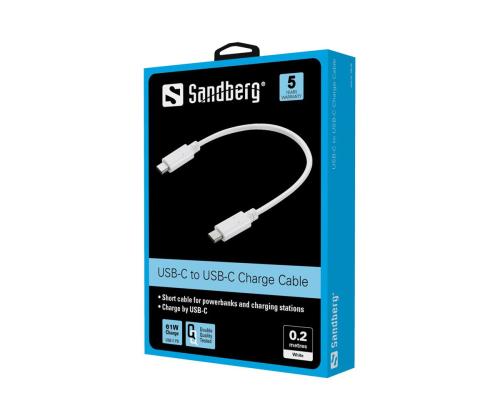 SANDBERG USB-C Charge Cable 0.2m