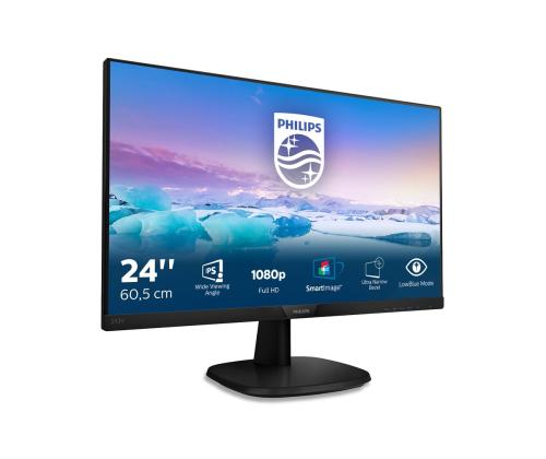 Monitor PHILIPS 243V7QJABF 23,8" SMB peab