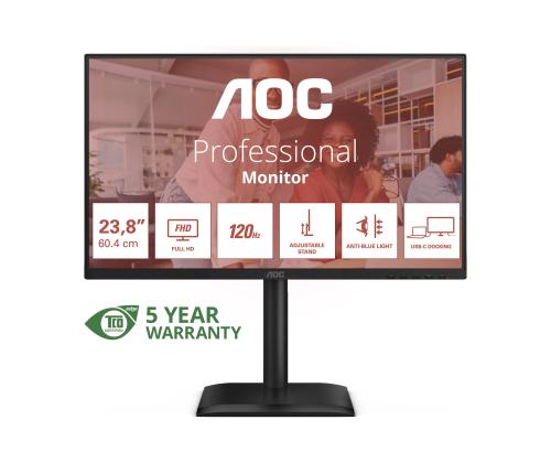 AOC 24E4CV 23.8inch FHD IPS 120Hz 4ms