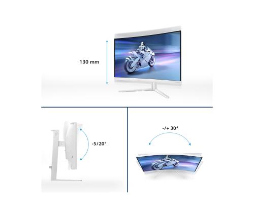 PHILIPS 31.5inch 2560x1440 VA Curved