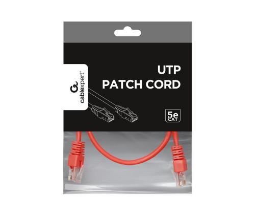 GEMBIRD CAT5e UTP Patch cord red 0.25m