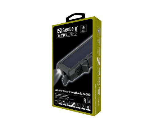 SANDBERG Outdoor Solar Powerbank 24000
