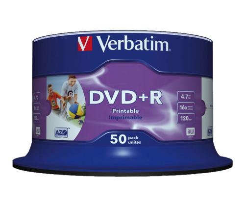VERBATIM 50x DVD+R 4.7GB 16x SP