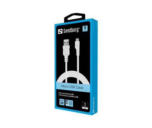 SANDBERG Micro USB Sync & Charge Cable 1