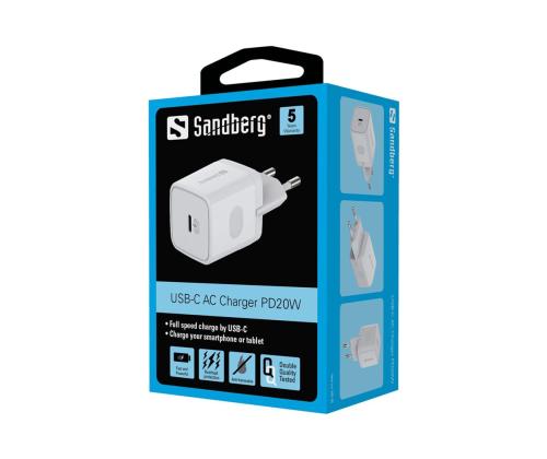 SANDBERG USB-C AC Charger PD20W