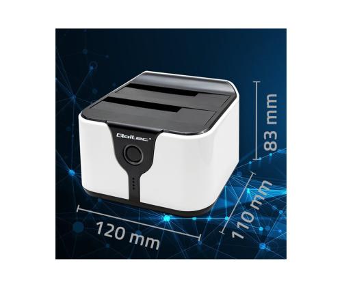 QOLTEC 50309 HDD SSD 2.5 3.5 docking