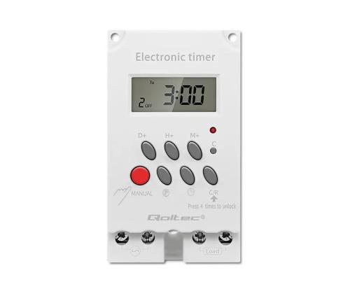 QOLTEC 50629 Electronic timer PC0629 DIN