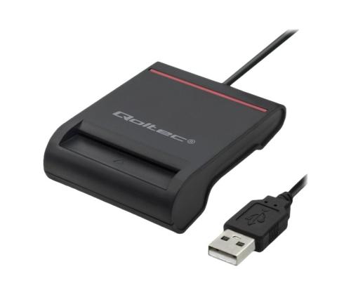 QOLTEC Smart chip ID card scanner USB