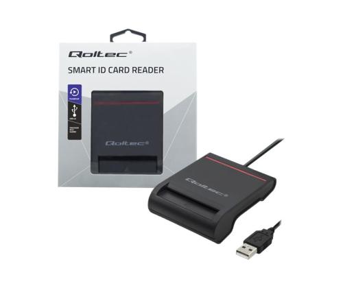 QOLTEC Smart chip ID card scanner USB