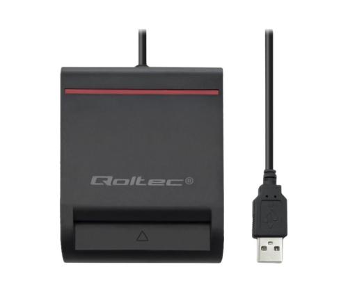 QOLTEC Smart chip ID card scanner USB