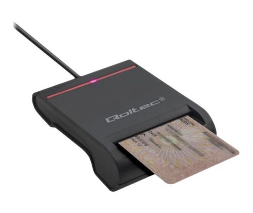 QOLTEC Smart chip ID card scanner USB
