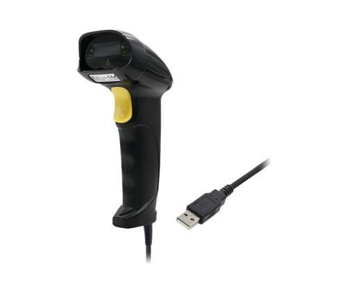 QOLTEC 50876 Laser scanner 1D USB Black