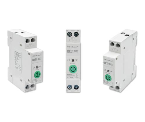 QOLTEC 50881 WiFi DIN rail relay 63A