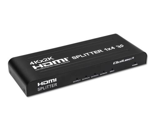 QOLTEC 51798 Active HDMI Splitter 4xHDMI