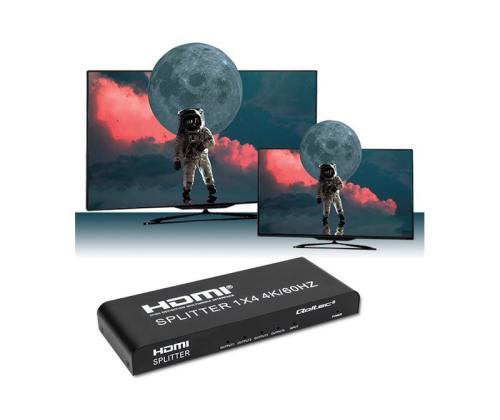 QOLTEC 51799 Active HDMI Splitter 4xHDMI
