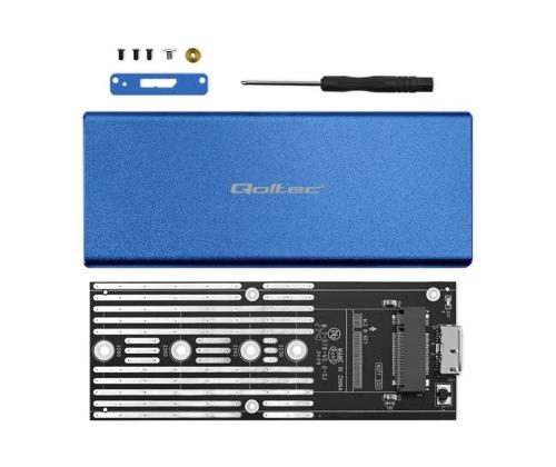 QOLTEC 51832 Enclosure / M.2 SSD drive