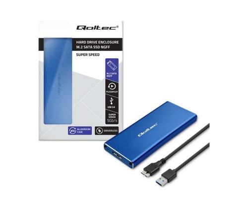 QOLTEC 51832 Enclosure / M.2 SSD drive