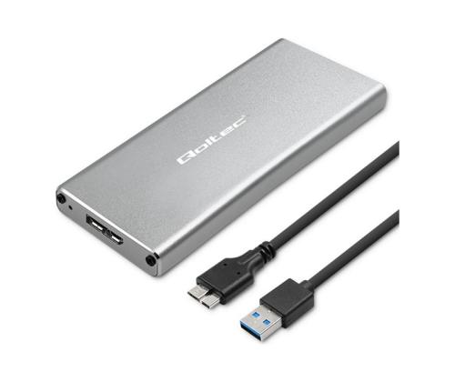 QOLTEC 51833 Enclosure / M.2 SSD drive