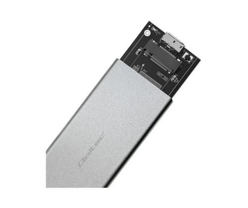 QOLTEC 51833 Enclosure / M.2 SSD drive