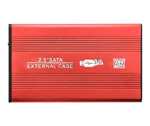 QOLTEC Ext. HDD Case HDD/SSD Red