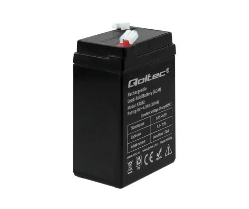 QOLTEC 53032 Qoltec Battery AGM   6V   4