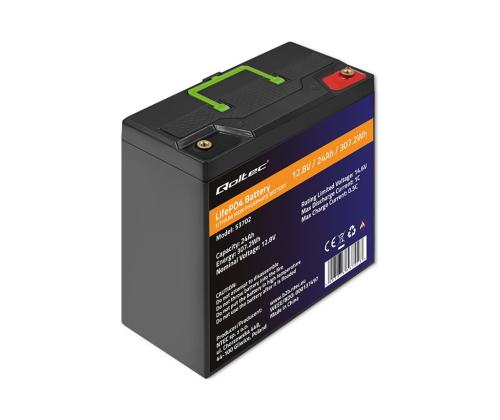 QOLTEC 53702 LiFePO4 battery / 24Ah