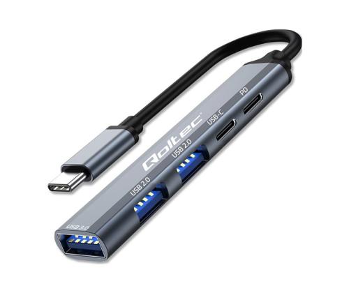 QOLTEC 53790 Hub Adapter USB C 3.1 5w1