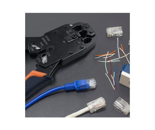 QOLTEC 54542 RJ45 Through connector plug