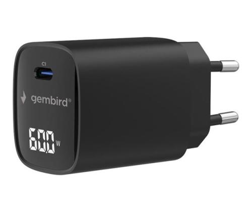 GEMBIRD 60W USB Type-C fast charger LCD