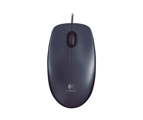 LOGI M90 corded optical Mouse grey