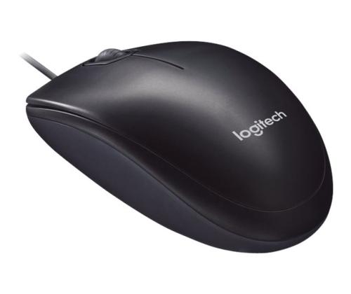 LOGI M90 corded optical Mouse grey