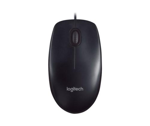 LOGI M90 corded optical Mouse grey